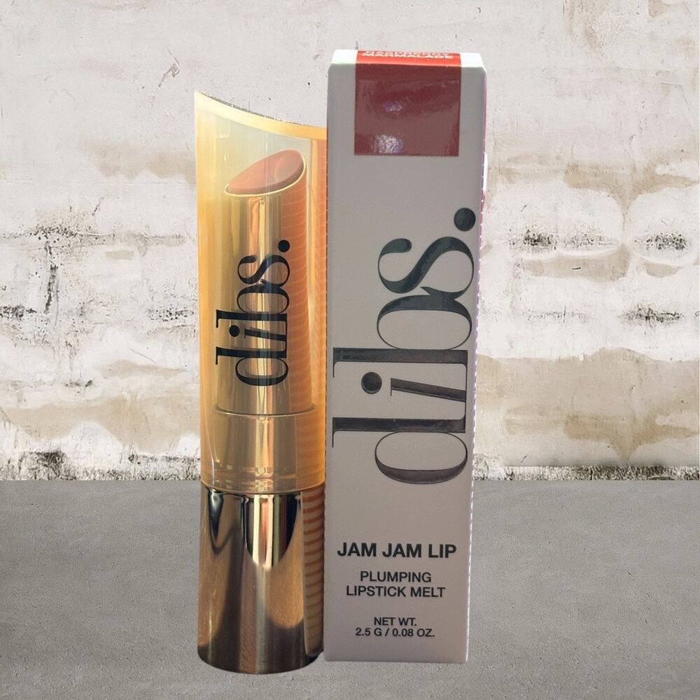 Dibs Jam Jam Lip Plumping Lipstick Melt in Raspberry Marmalade NIB